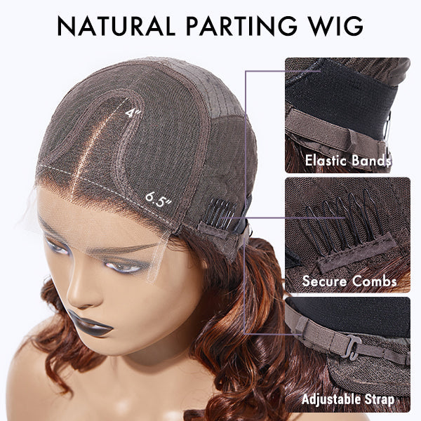 Luvme Hair 180% Density Elegant Chocolate Brown Loose Wave Minimalist HD Lace Glueless Wig Pre-Cut Lace - US Only