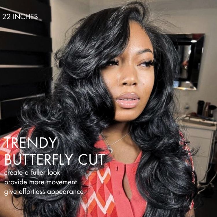 Luvme Hair PartingMax Layered Cut Loose Body Wave 7x6 Closure HD Lace Wig Pre-Cut Lace - US Only