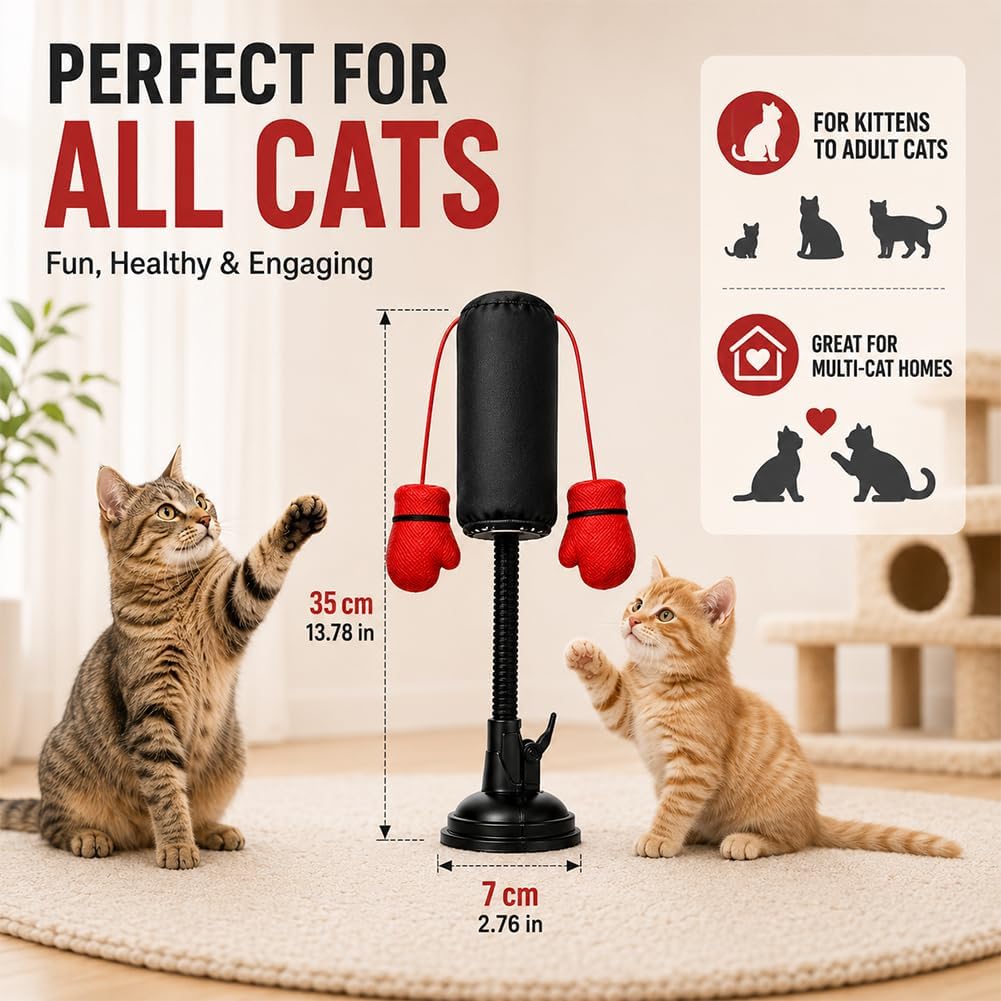 🥊🐈Cat Punching Bag Toy Cats