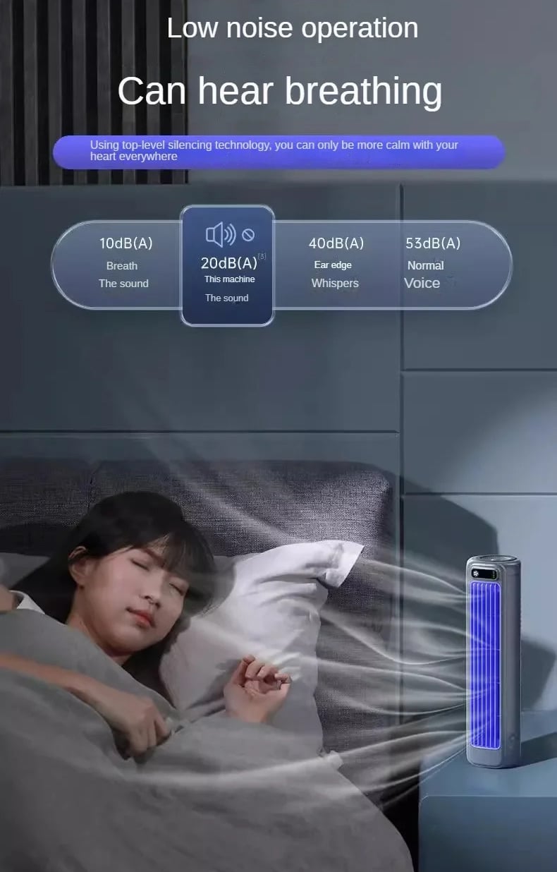 🌊 Wireless Charging Air Conditioner❄️