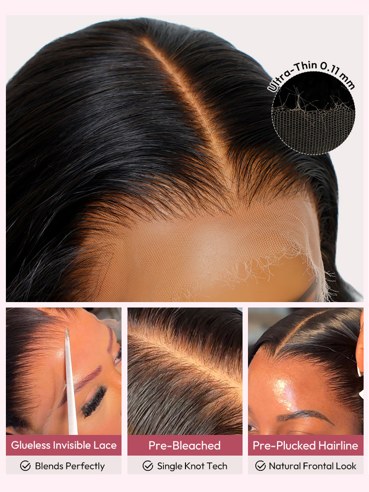 HD Lace Full Lace Human Hair Wigs Transparent Full Scalp Lace Wig
