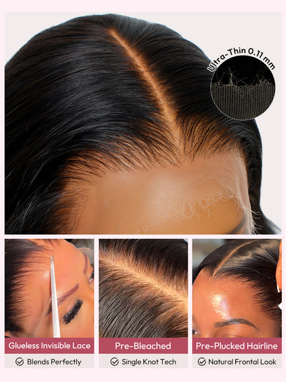 HD Lace Full Lace Human Hair Wigs Transparent Full Scalp Lace Wig