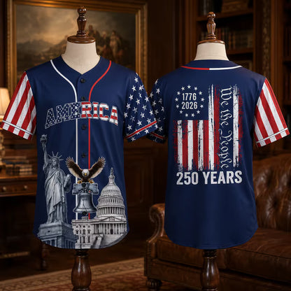 America 250th Baseball Jersey
