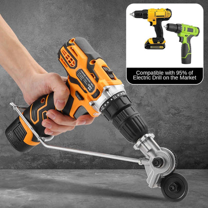 🛡️⚙️ FLASH SALE: 50% OFF! 🔩Electric Drill Plate Cutter – Precise, Light, Safe Metal Gear Cutter for Daily Use ✂️✨🎯