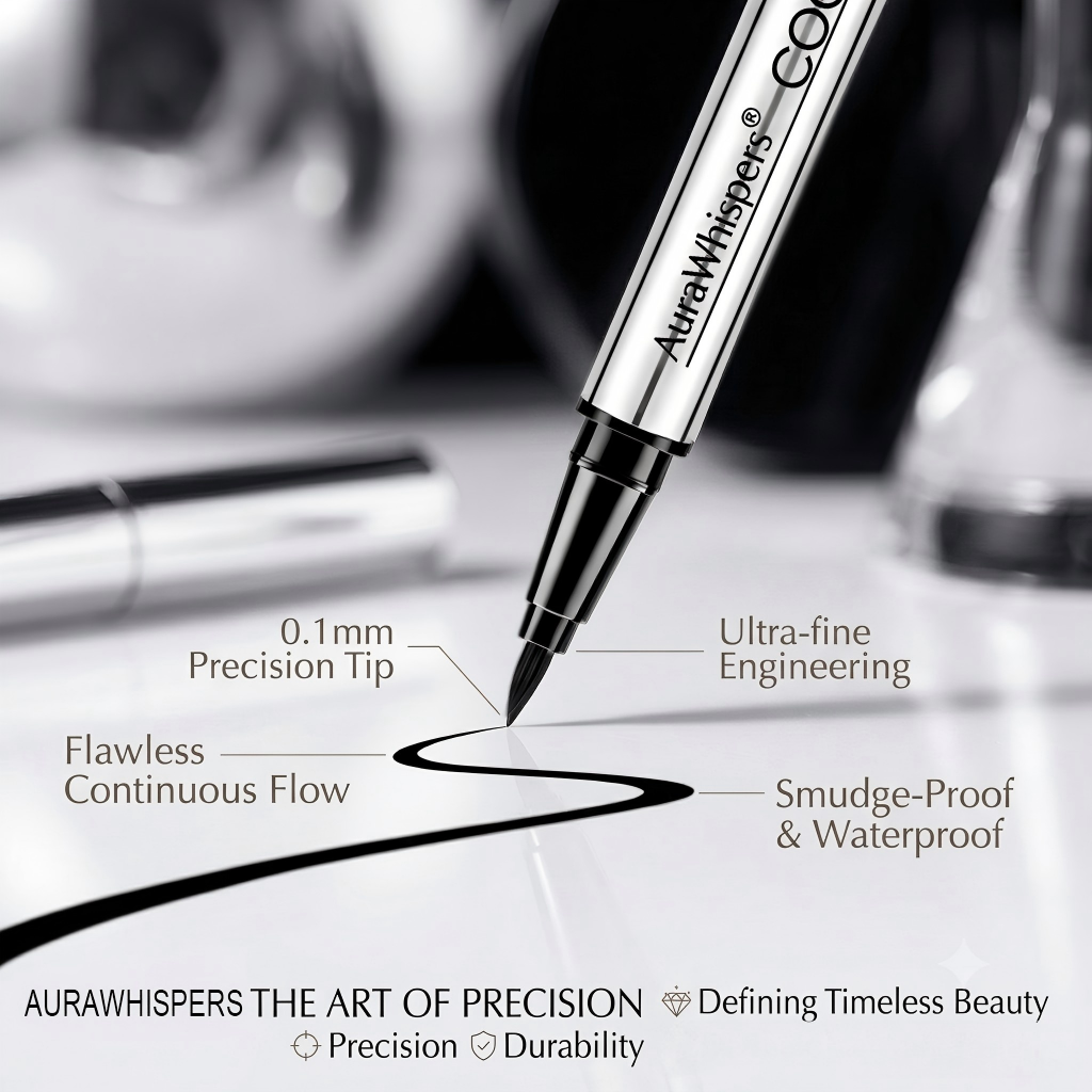 Final Day: Buy 1 Get 1 Free |Aurawhispers Effortless Precision Eyeliner: Designed for Mature, Beautiful Eyes