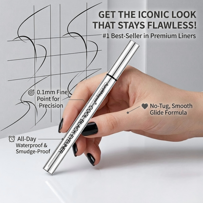 Final Day: Buy 1 Get 1 Free |Aurawhispers Effortless Precision Eyeliner: Designed for Mature, Beautiful Eyes