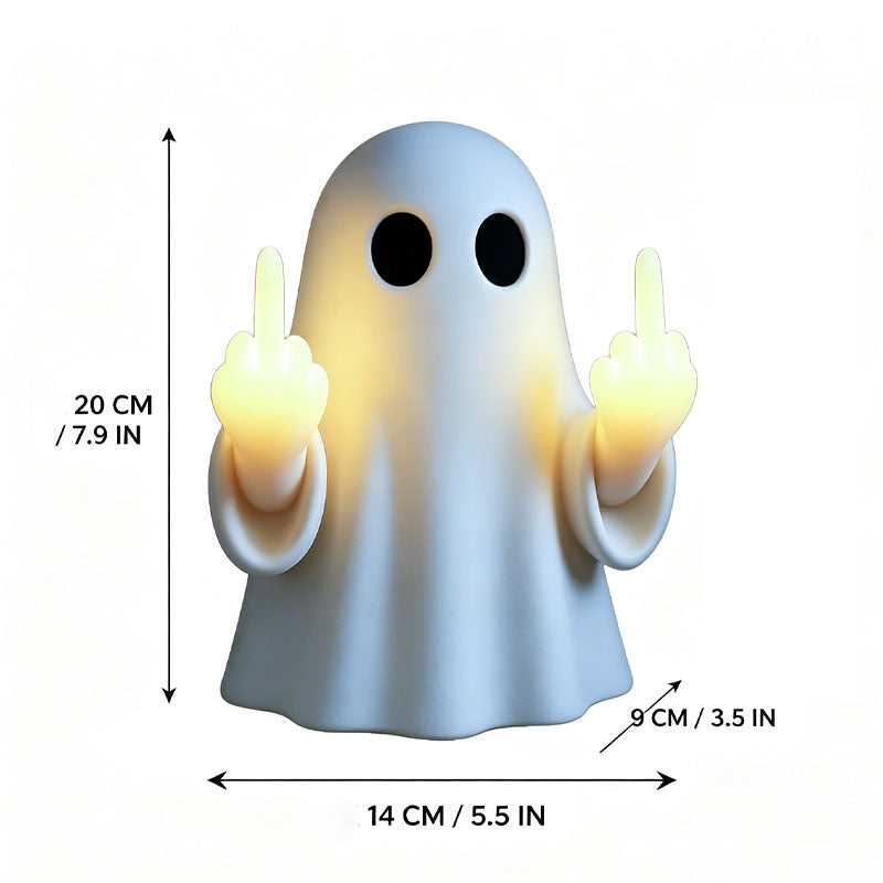 👻🎃Halloween Ghost Middle Finger Night Light💡