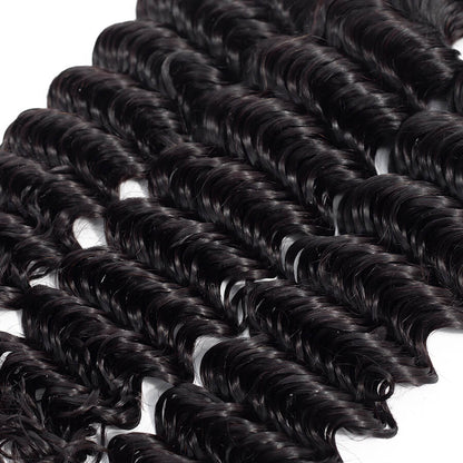 Brazilian Deep Wave Hair 3 Bundles Hermosa Hair 10A 100% Virgin Human Hair Extension