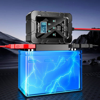 6V/12V Automatic Intelligent Recognition Charger