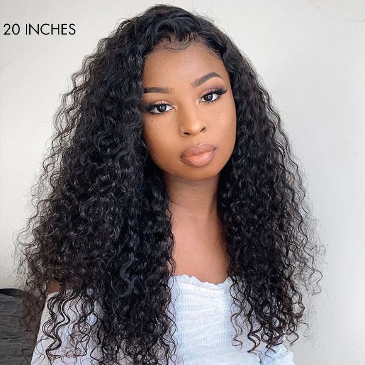 Luvme Hair 180% Density Deep Wave Glueless 13x4 Frontal Lace Wig - US Only