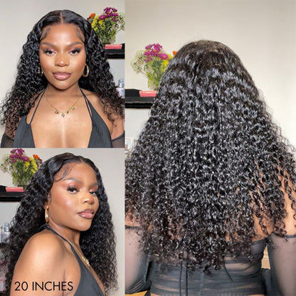 Luvme Hair 180% Density Deep Wave Glueless 13x4 Frontal Lace Wig - US Only