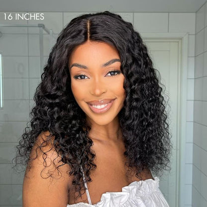 Luvme Hair 180% Density Deep Wave Glueless 13x4 Frontal Lace Wig - US Only