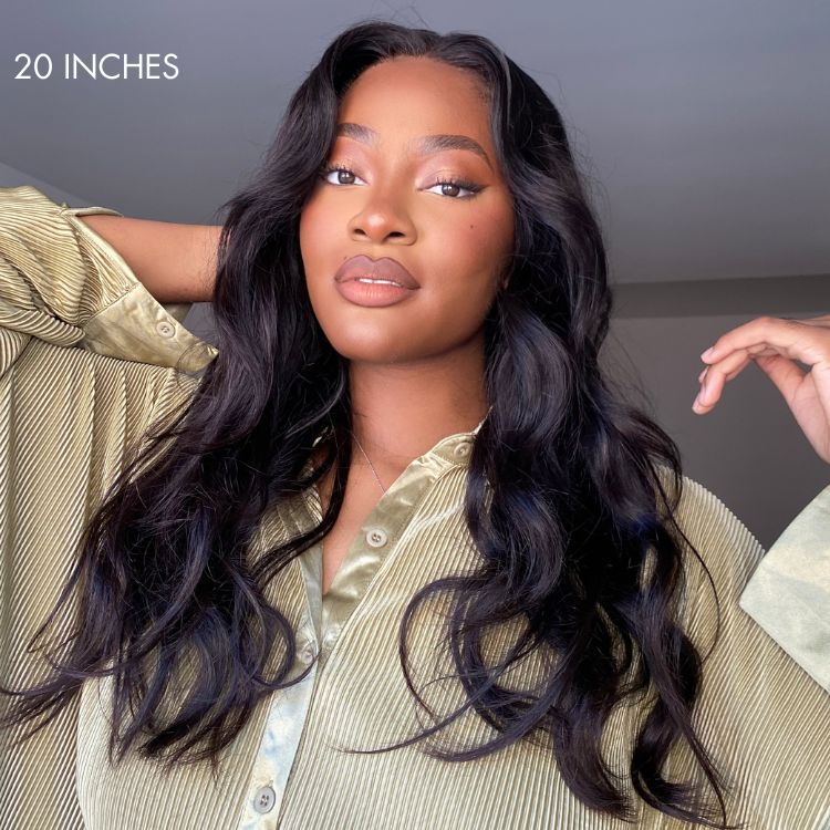 Breathable Cap Loose Body Wave Glueless 5x5 Upgraded Lace Front Mid Part Long Wig - US Only