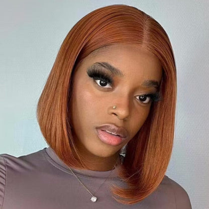 My GO-TO BOB™ - Beginner Friendly Sugar Maple 4x4 Closure Lace Glueless Mid Part Bob Wig - US Only
