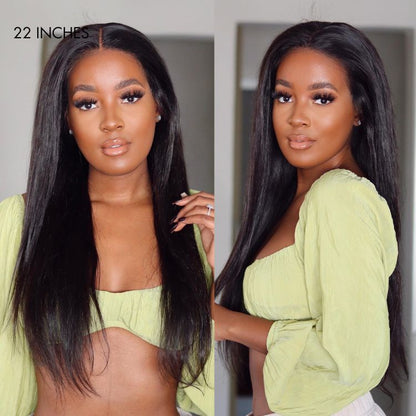Luvme Hair 180% Density | Silky Straight 13x4 Frontal HD Lace Glueless Long Wig 100% Human Hair - US Only