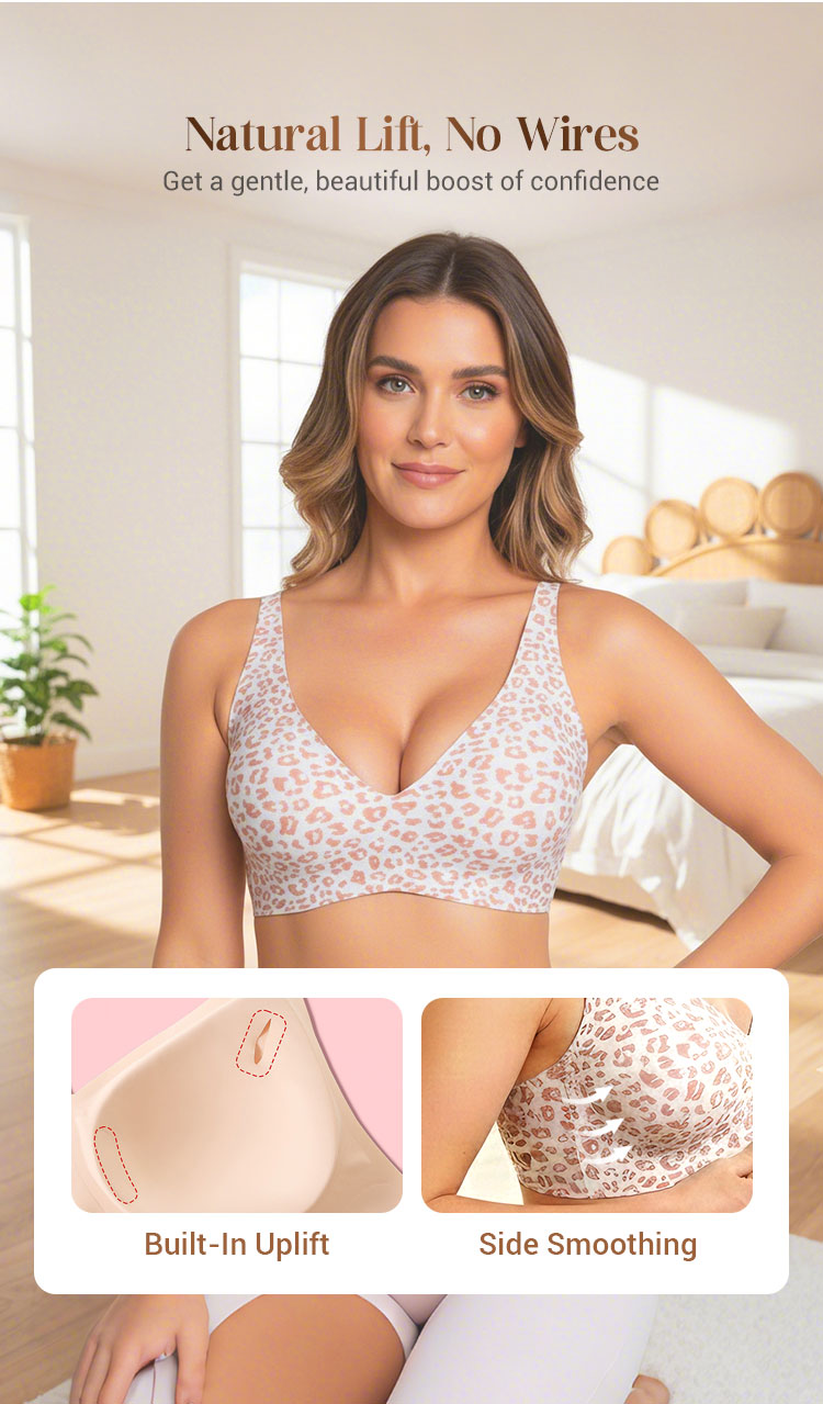 💗LAST DAY SALE 50% OFF⚡50K+ SOLD!💕 Wireless Womens Comfortable Wireless Bras Push Up Bralettes Seamless Tshirts Bras Deep V Everyday Bras