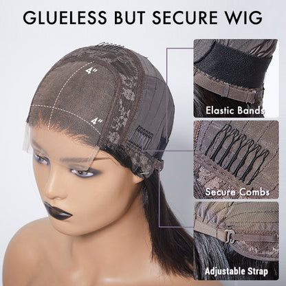 My GO-TO BOB™ - Beginner Friendly Sugar Maple 4x4 Closure Lace Glueless Mid Part Bob Wig - US Only