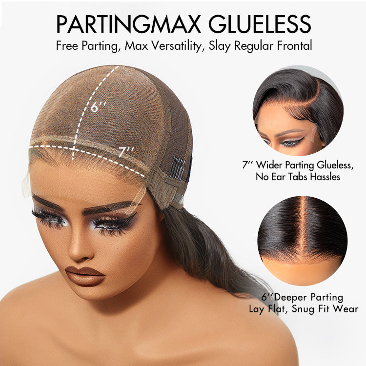 Luvme Hair PartingMax Glueless Wig Ombre Copper Brown Water Wave 7x6 Closure HD Lace Wig  - US Only