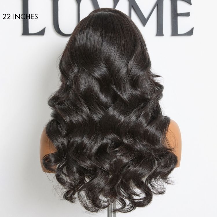 Luvme All-Day Comfort™ Wig 180% Density Butterfly Cut Layered Loose Body Wave Glueless 7x6 Closure HD Lace Human Hair Wig Pre-Cut Lace