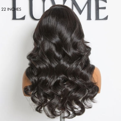 Luvme All-Day Comfort™ Wig 180% Density Butterfly Cut Layered Loose Body Wave Glueless 7x6 Closure HD Lace Human Hair Wig Pre-Cut Lace