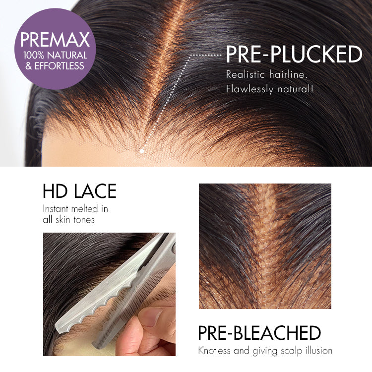Luvme All-Day Comfort 250% Density Glueless 7x6 Closure HD Lace Loose Body Wave Long Wig Pre-Cut Lace