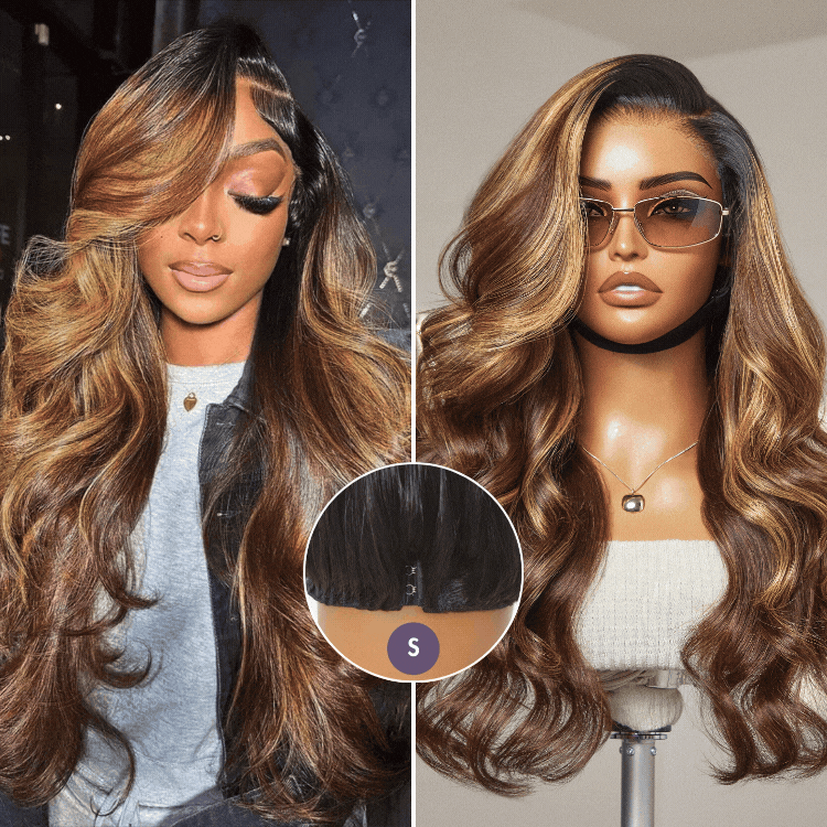 Luvme All-Day Comfort™ Wig 180% Density Honey Golden Blonde Loose Body Wave 7x6 Closure HD Lace Human Hair Wig Pre-Cut Lace