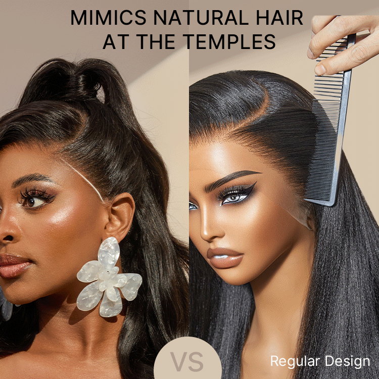 NatureMAX™ 200% / 250% Density Loose Wave Glueless Ear-to-ear 13x4 HD Lace Front Wig Pre-Cut Lace Flexi-Fit Drawstring Cap