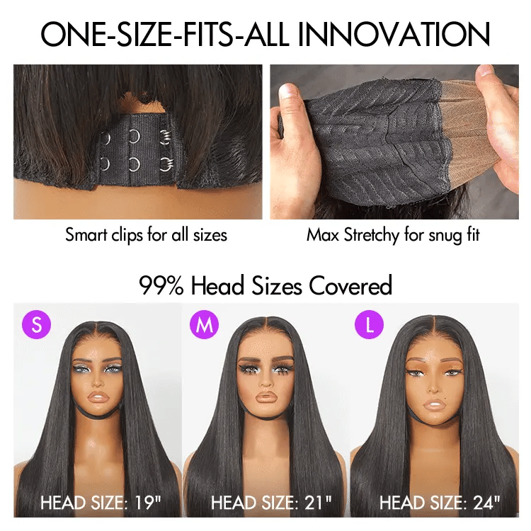 Luvme All-Day Comfort™ Wig Ombre Ginger Blunt Cut Bob Glueless Minimalist HD Lace Wig Pre-Cut Lace