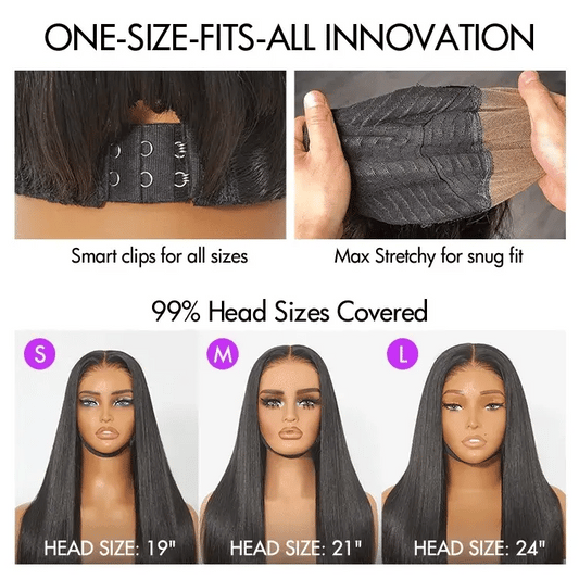 Luvme All-Day Comfort™ Wig Blonde Highlight Blunt Cut Bob Glueless Minimalist HD Lace Short Bob Wig Pre-Cut Lace
