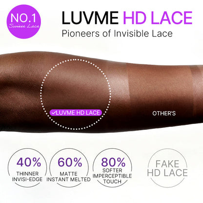 Luvme All-Day Comfort™ Wig Silky Blunt Cut Bob Glueless 7x6 Closure HD Lace Wig Pre-Cut Lace