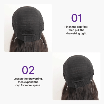 MyOwn-Fit™ PartingMax Glueless Personalized Comfort Wig 180% Density Loose Body Wave 7x6 Closure HD Lace Wig Pre Cut & Plucked & Bleached Ready to Go