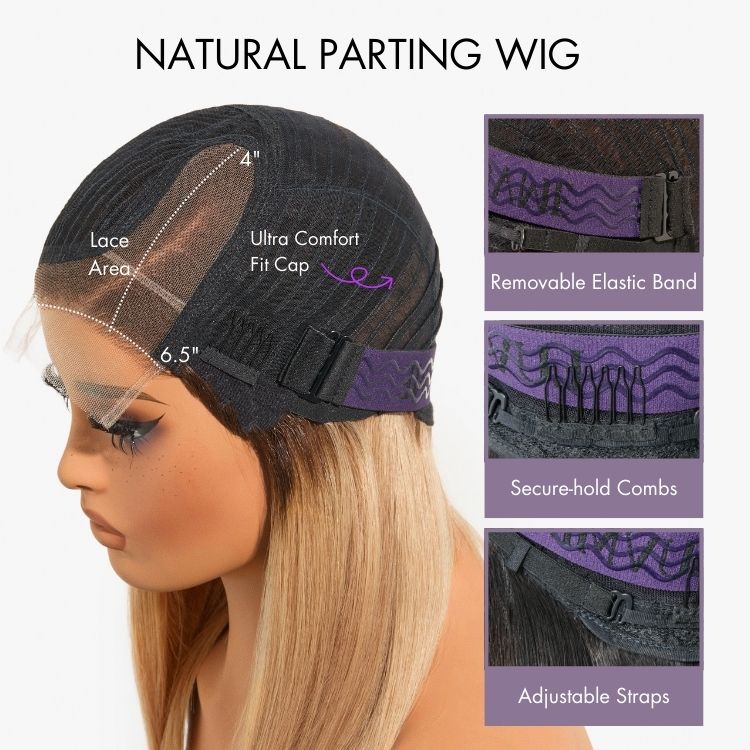 Luvme All-Day Comfort™ Wig Blonde Highlight Loose Wave Glueless Minimalist HD Lace T Part Wig Pre-Cut Lace