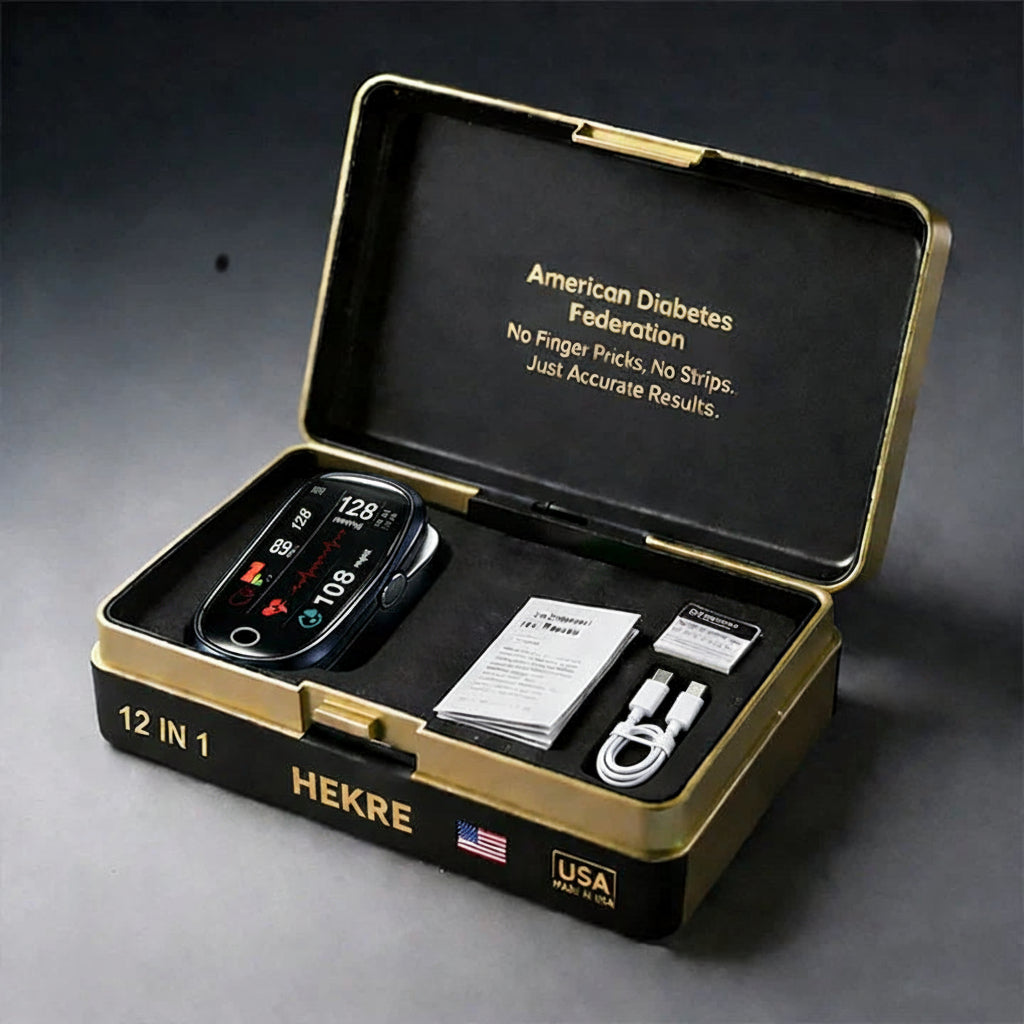 ⏳ Final 2 Hours – Limited Stock Left🏆Hekre™ Non-Invasive Smart Blood Sugar Tracking Device 99.9% Accuracy (Mayo Clinic Recommended)