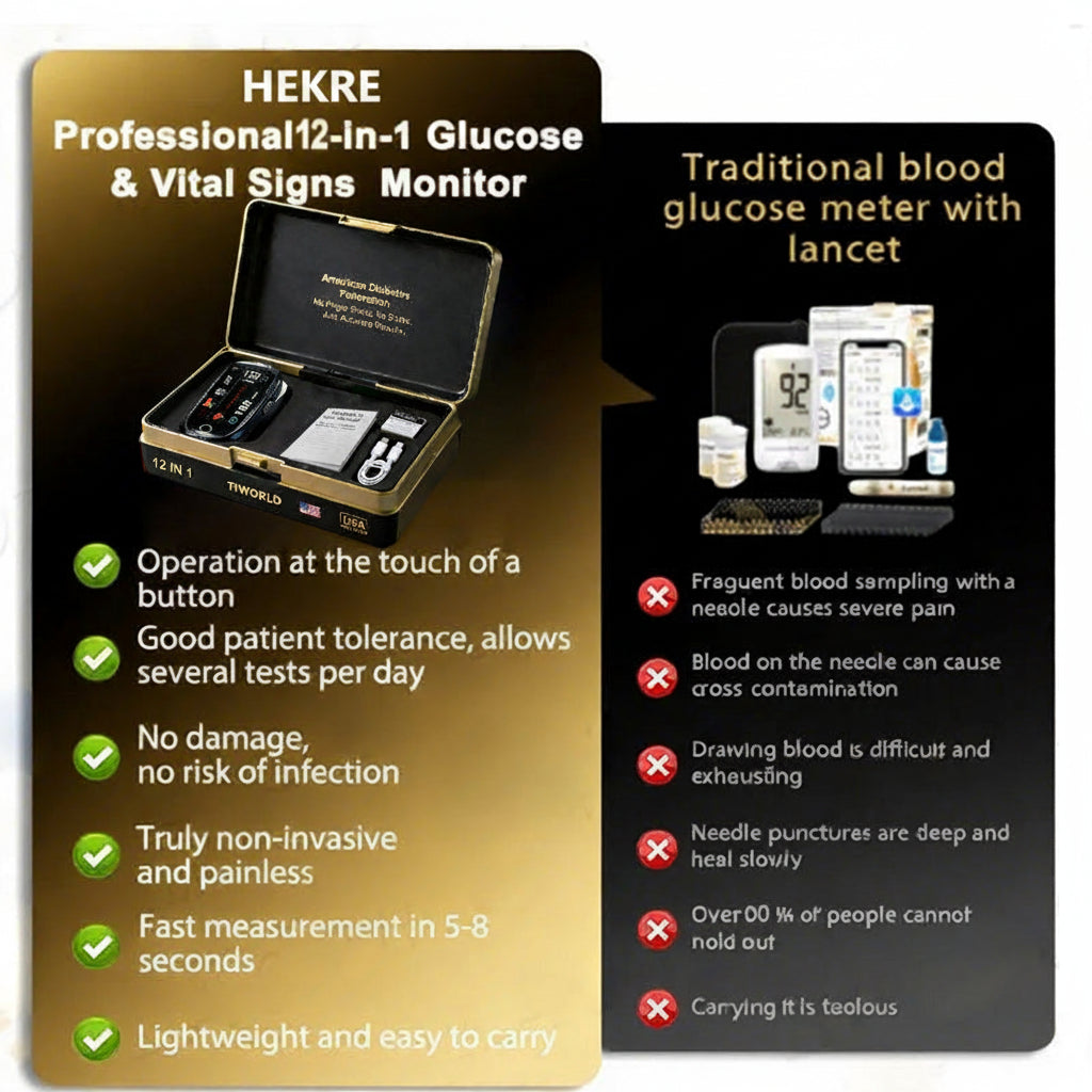 ⏳ Final 2 Hours – Limited Stock Left🏆Hekre™ Non-Invasive Smart Blood Sugar Tracking Device 99.9% Accuracy (Mayo Clinic Recommended)