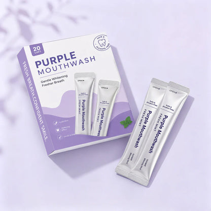🔥LAST DAY 60% OFF Purple Mouthwash - Sachets 20 Pack