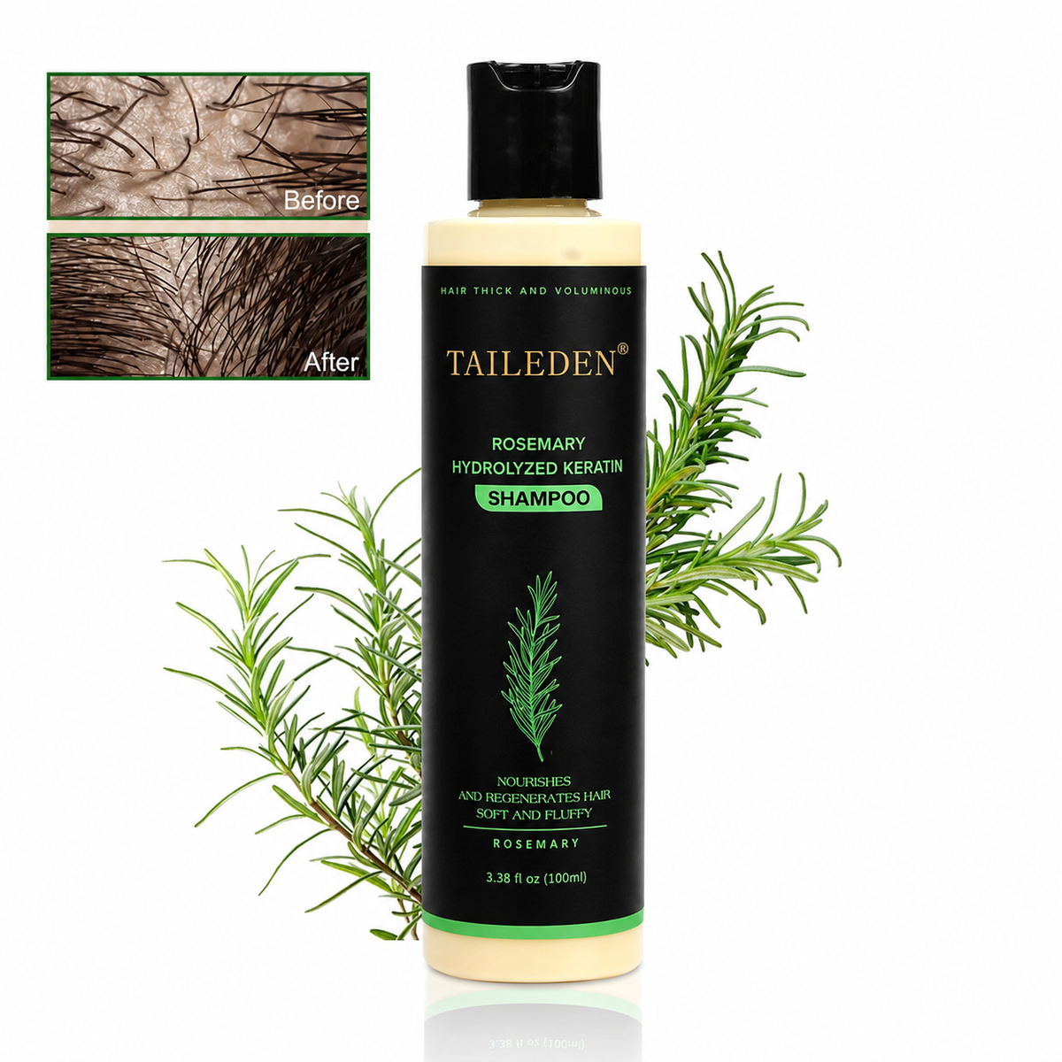 🔥LAST DAY 50% OFF - 🌿TAILEDEN® Organic Rosemary Hair Growth Shampoo