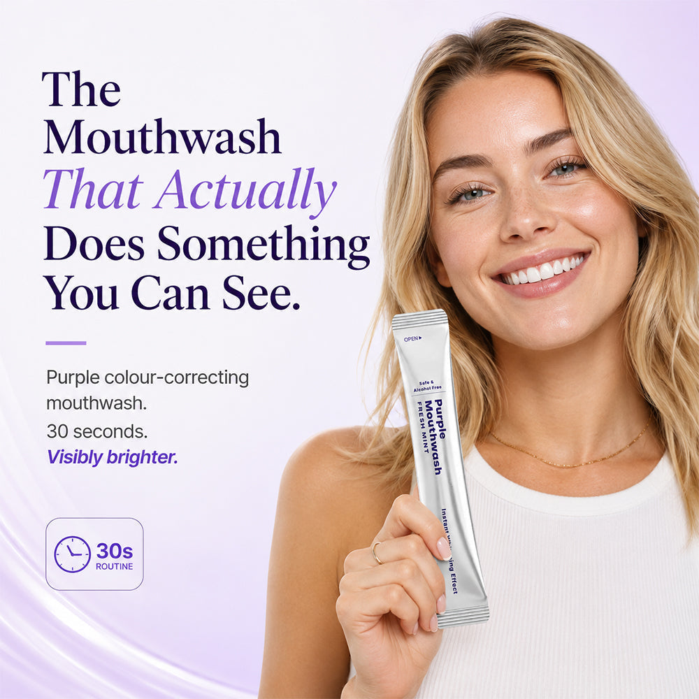 🔥LAST DAY 60% OFF Purple Mouthwash - Sachets 20 Pack