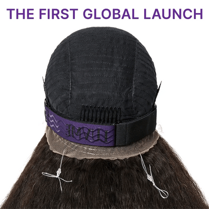 MyOwn-Fit™ 360 HD Lace Free Parting Water Wave Wig Flexi-Fit Invisi Drawstring Cap & Pre-Cut Lace