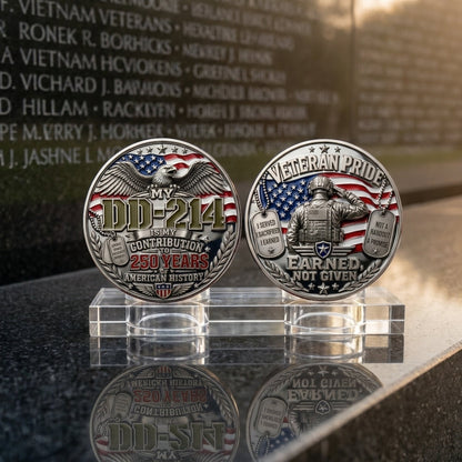 DD-214 Veteran Pride Coin