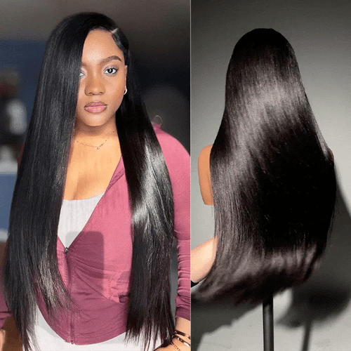 US Only | Luvme All-Day Comfort™ Wig 180% / 250% Density Bone Straight with Baby Hair PartingMax Glueless 7x6 Closure HD Lace Wig Pre-Cut Lace