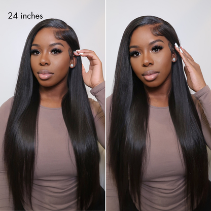 US Only | Luvme All-Day Comfort™ Wig 180% / 250% Density Bone Straight with Baby Hair PartingMax Glueless 7x6 Closure HD Lace Wig Pre-Cut Lace