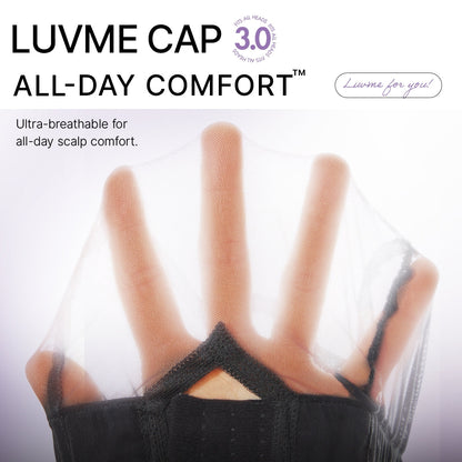 US Only | Luvme All-Day Comfort™ Wig 180% / 250% Density Bone Straight with Baby Hair PartingMax Glueless 7x6 Closure HD Lace Wig Pre-Cut Lace