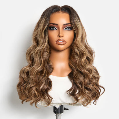 Luvme All-Day Comfort Wig 180% Density PartingMax Glueless 7x6 Closure HD Lace Blonde Highlight Loose Wave Wig Pre-Cut Lace
