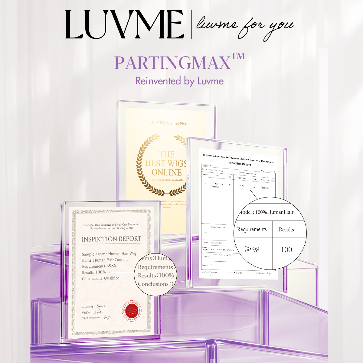 Luvme All-Day Comfort™ Wig 180% Density Ombre Brown Butterfly Cut Layered Light Yaki Straight Glueless 7x6 Closure HD Lace Human Hair Wig Pre-Cut Lace