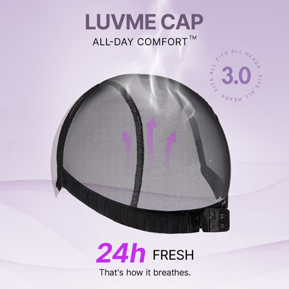 Luvme All-Day Comfort Wig 180% Density Rich Dark Plum Loose Body Wave PartingMax Glueless 7x6 Closure HD Lace Wig Pre-Cut Lace