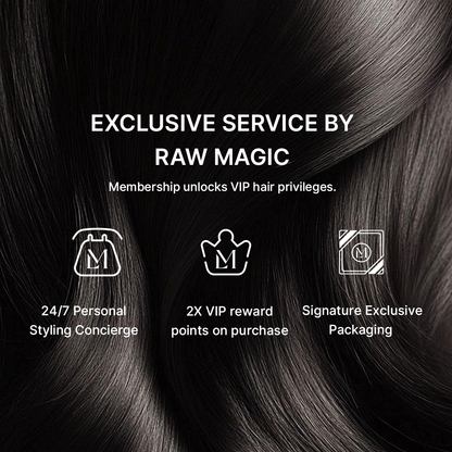 Vanessa | RawMagic - Natural Black Layered Cut Loose Body Wave Glueless 5x5 Closure HD Lace 100% Human Hair Wig