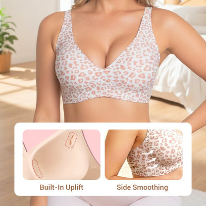 💗LAST DAY SALE 50% OFF⚡50K+ SOLD!💕 Wireless Womens Comfortable Wireless Bras Push Up Bralettes Seamless Tshirts Bras Deep V Everyday Bras