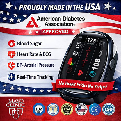 ⏳ Final 2 Hours – Limited Stock Left🏆Hekre™ Non-Invasive Smart Blood Sugar Tracking Device 99.9% Accuracy (Mayo Clinic Recommended)