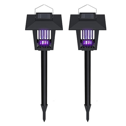 Advanced Solar-Powered UV Mosquito Zapper & Decorative Garden Stake Light