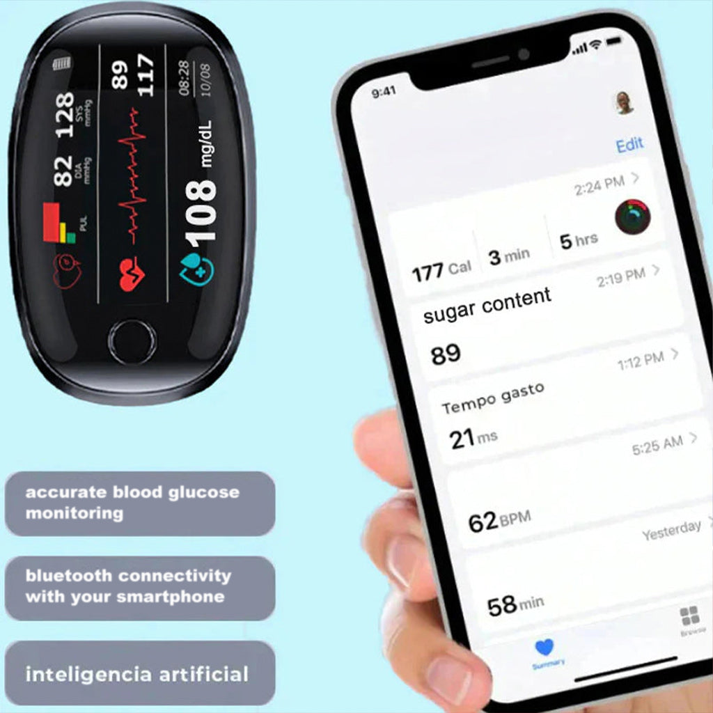 ⏳ Final 2 Hours – Limited Stock Left🏆Hekre™ Non-Invasive Smart Blood Sugar Tracking Device 99.9% Accuracy (Mayo Clinic Recommended)